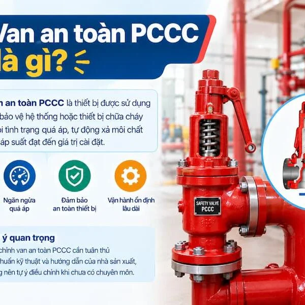 Cách Chỉnh Van An Toàn PCCC Đúng Kỹ Thuật Và An Toàn