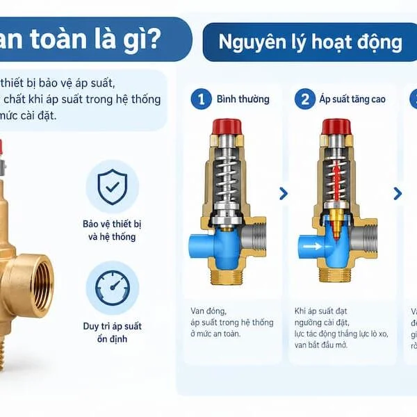 Cách Lắp Đặt Van An Toàn Đúng Kỹ Thuật, An Toàn Và Hiệu Quả