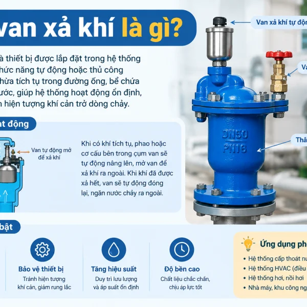 Cụm van xả khí