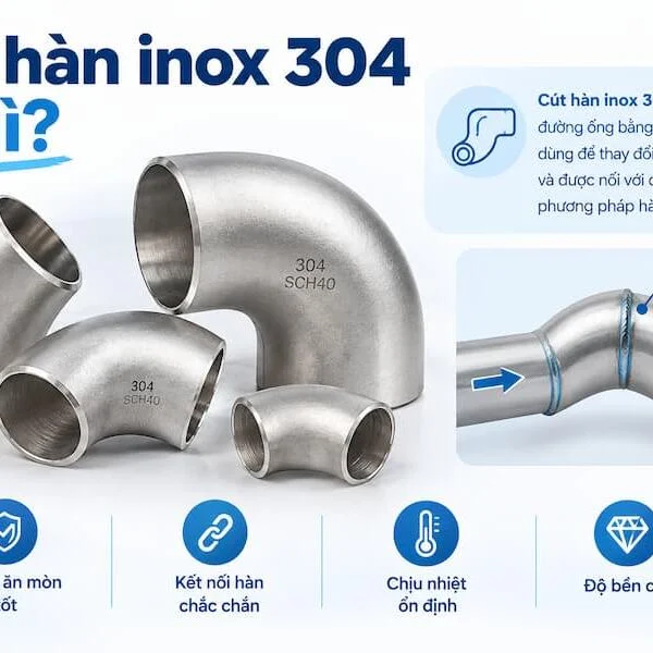 Cút Hàn Inox 304: Quy Cách, Tiêu Chuẩn, Ứng Dụng & Cách Chọn