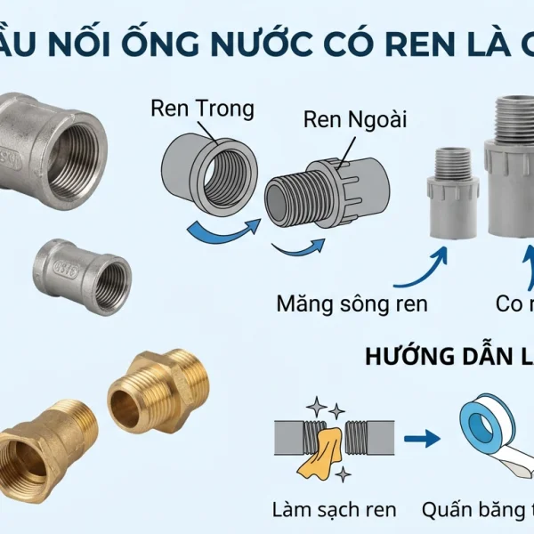 Đầu nối ống nước có ren