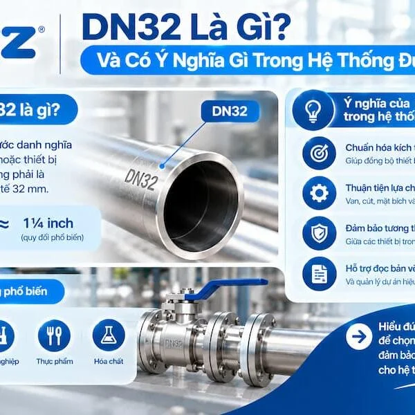 DN 32 Là Gì? Kích Thước, Đường Kính Và Cách Chọn