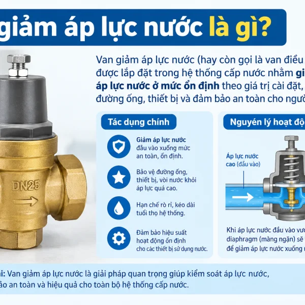 Giá van giảm áp lực nước
