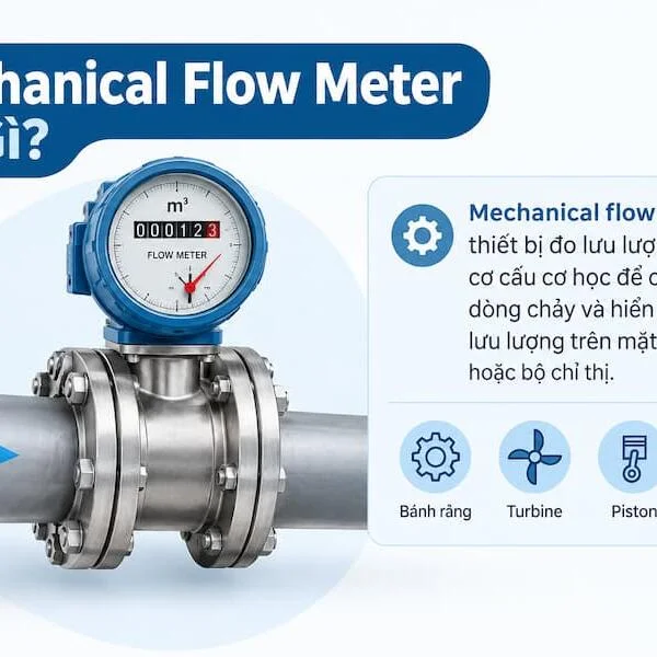 Mechanical Flow Meter Là Gì? Cấu Tạo, Nguyên Lý Và Cách Chọn