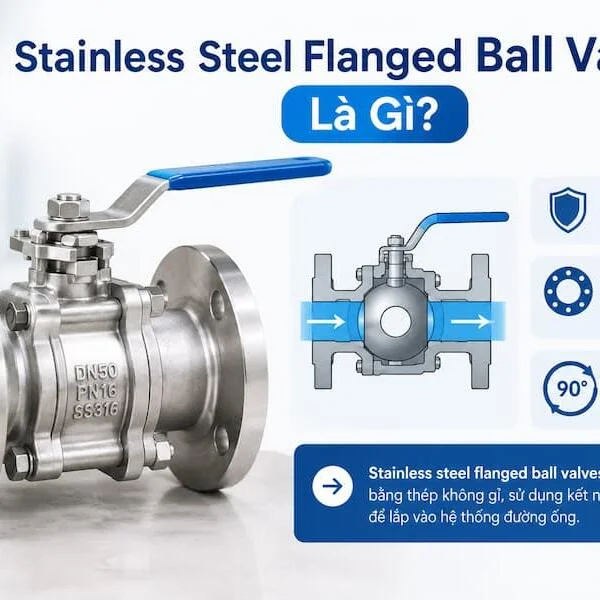 Stainless Steel Flanged Ball Valves: Cấu Tạo, Thông Số & Ứng Dụng