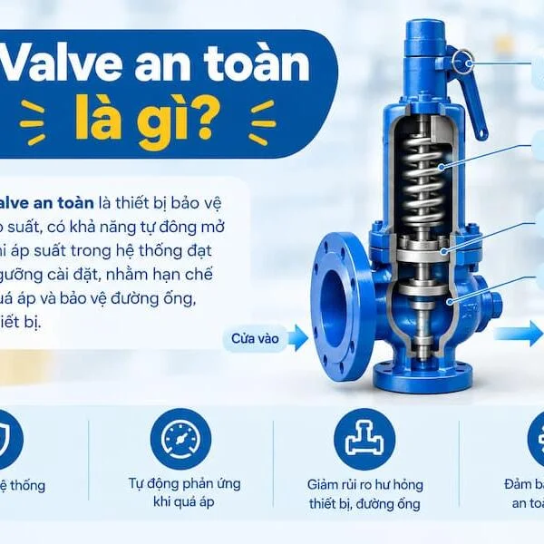 Valve An Toàn Là Gì? Cấu Tạo, Nguyên Lý Và Cách Chọn