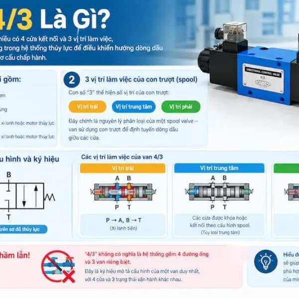 Van 4/3 Là Gì? Cấu Tạo, Nguyên Lý Và Cách Chọn Van