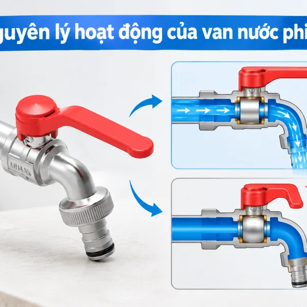 Van nước phi 21