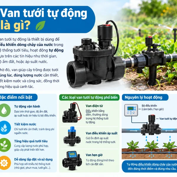 Van tưới tự động