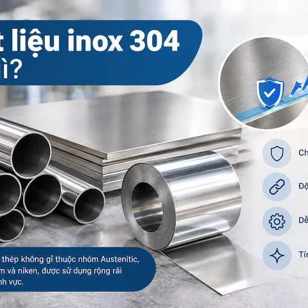 Vật Liệu Inox 304 Là Gì? Đặc Tính, Ứng Dụng Và Cách Chọn