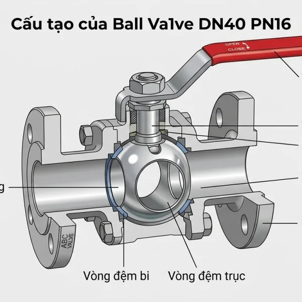 Ball Valve DN40 PN16