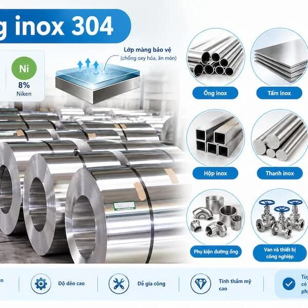 Hàng Inox 304 Gồm Những Loại Nào? Phân Loại Chi Tiết