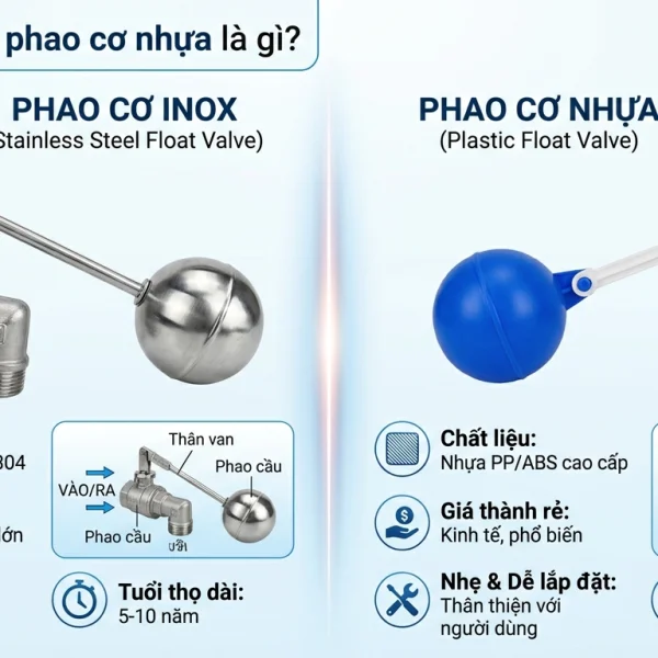 Phao cơ inox