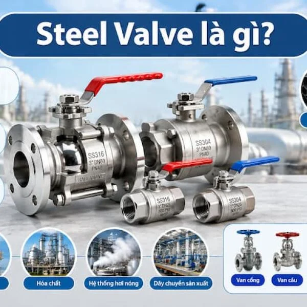 Các Loại Steel Valve Phổ Biến Trong Hệ Thống Đường Ống Công Nghiệp