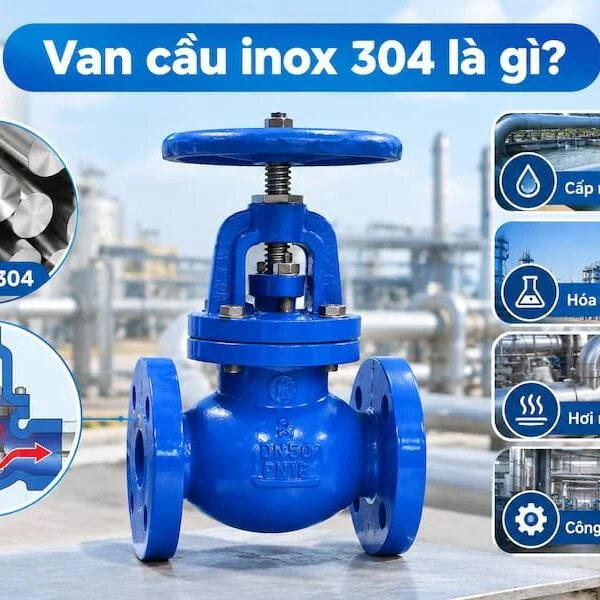Van Cầu Inox 304 Là Gì? Cấu Tạo, Nguyên Lý Hoạt Động Và Ứng Dụng