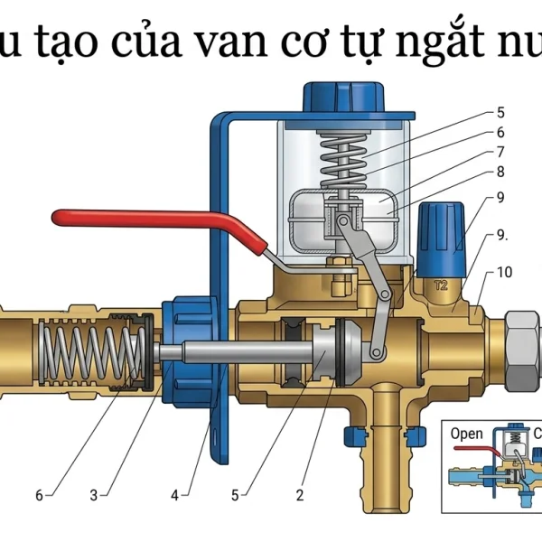Van cơ tự ngắt nước