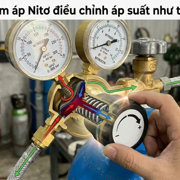 Van giảm áp Nitơ