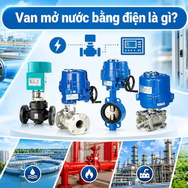 Van Mở Nước Bằng Điện Là Gì? Cấu Tạo, Nguyên Lý Hoạt Động Và Ứng Dụng
