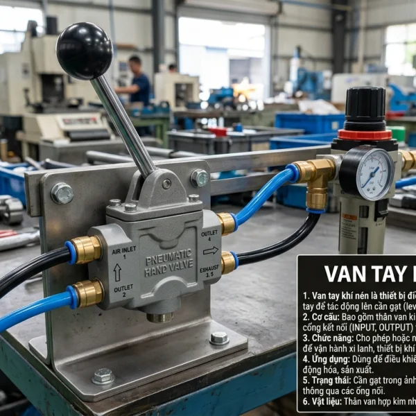 Van tay khí nén