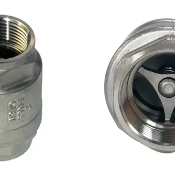 Van 1 chiều lò xo inox