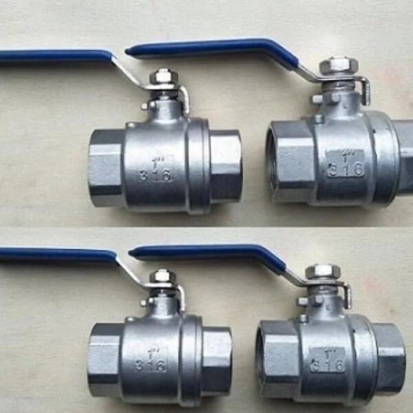 Van bi inox 2 thân