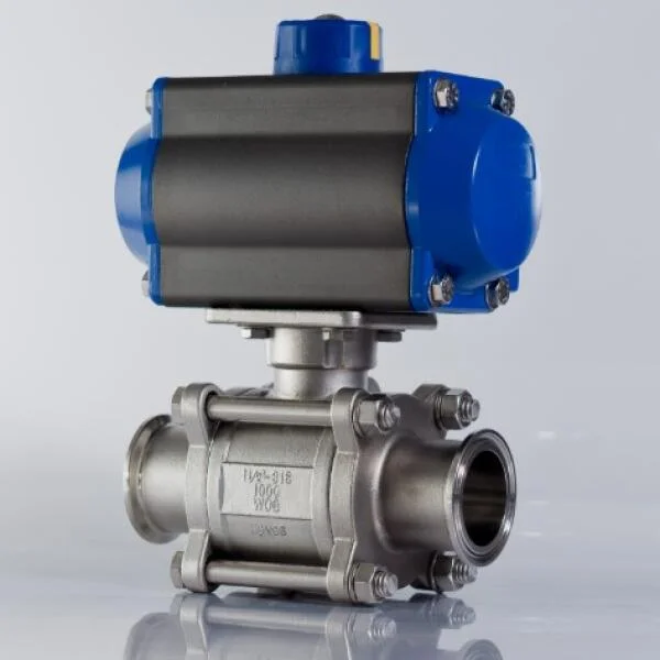 Van bi inox điều khiển khí nén