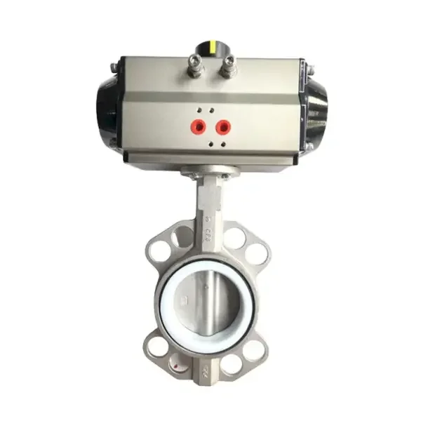Van bướm điều khiển khí nén inox