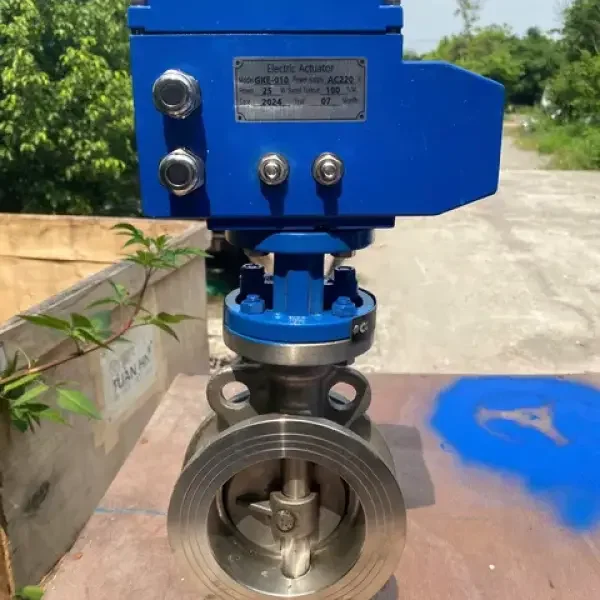 Van bướm inox điện