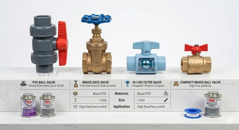 So sánh các loại water valve