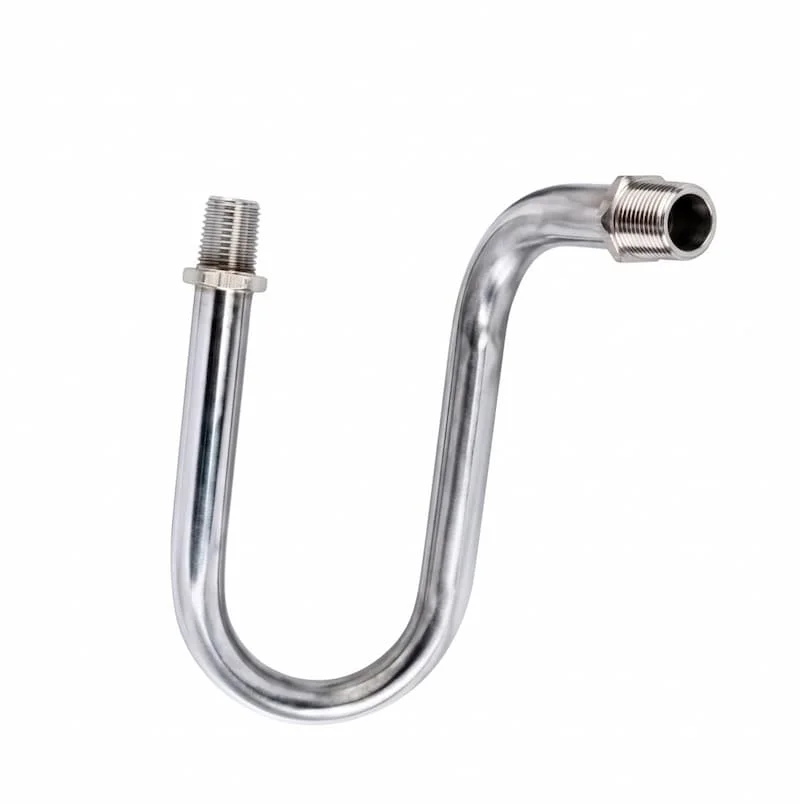 Ảnh sản phẩm ống xi phông inox nền trắng