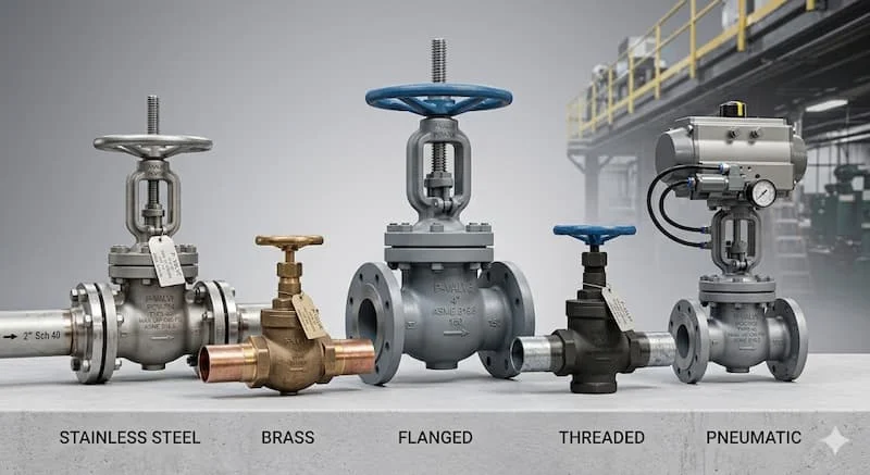 Ảnh nhiều loại P Valve khác nhau