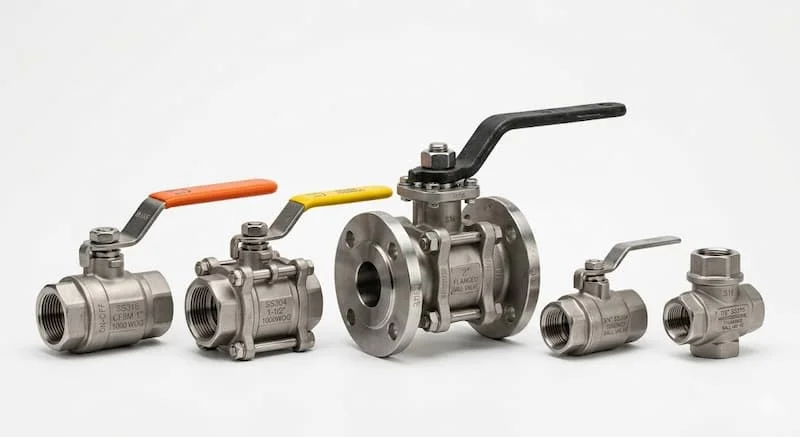 Giới thiệu các loại van bi inox