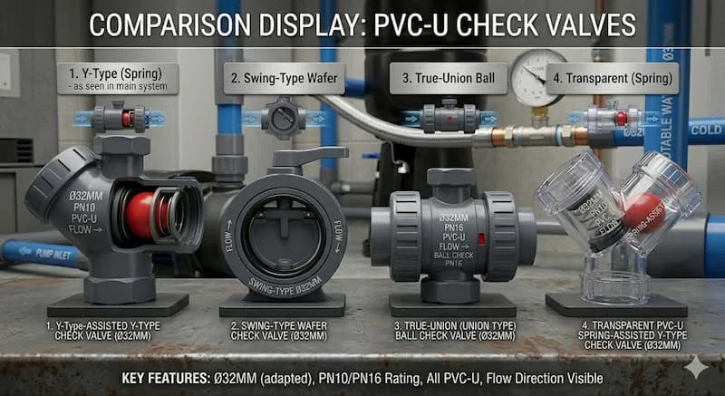 So sánh các loại van 1 chiều PVC