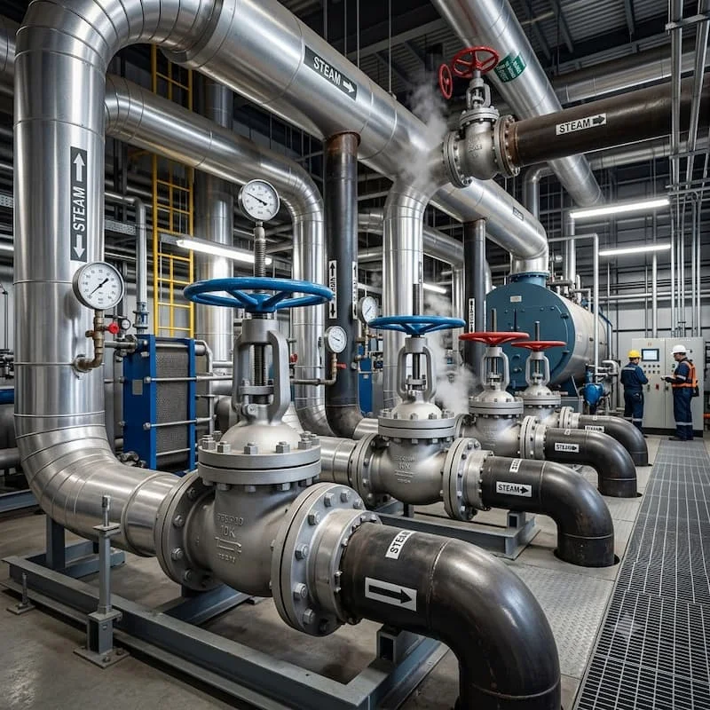 10K Globe Valve trong hệ thống đường ống công nghiệp