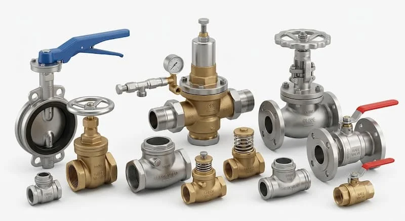 Tổng hợp các loại van cấp nước phổ biến