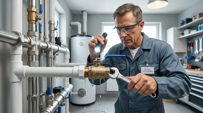 Kiểm tra van nước bị rò rỉ