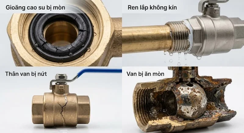 Các bước sửa van nước bị rò rỉ