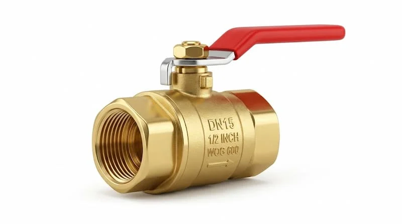 Ảnh sản phẩm khóa nước 1/2 trên nền trắng