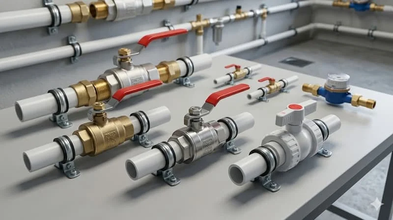 Ảnh so sánh các loại khóa nước ren 21