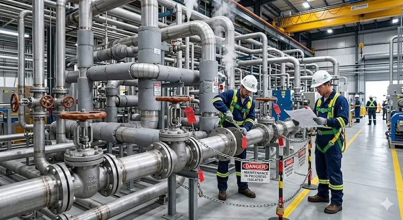Manual Isolation Valve trong hệ thống công nghiệp