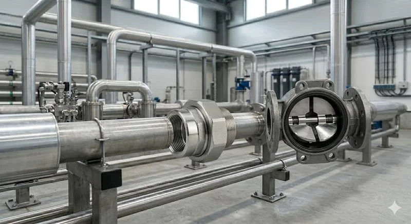 Tháo lắp rắc co đường ống