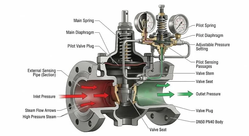 Cấu tạo và nguyên lý hoạt động của Spence Valve