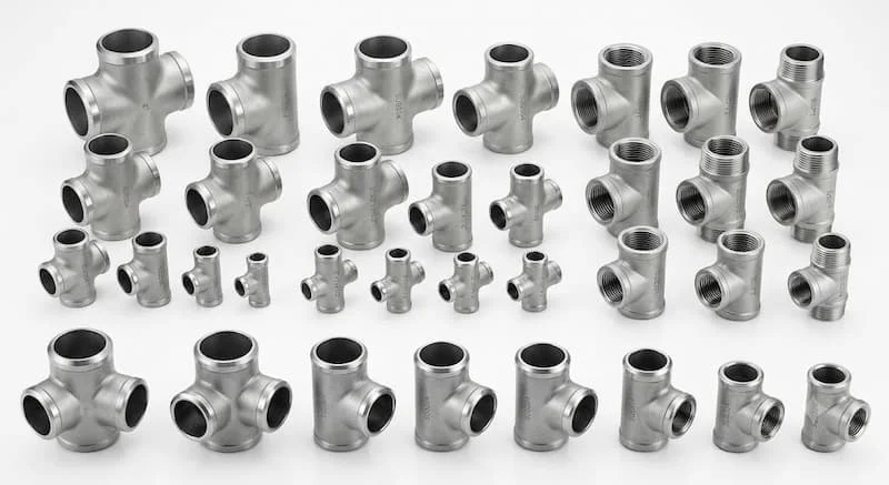 Các loại tê nước inox phổ biến
