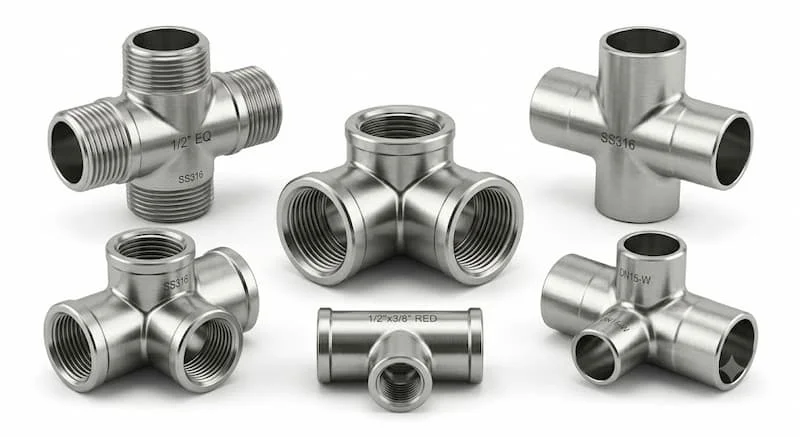 Các loại tê ống inox 21 phổ biến
