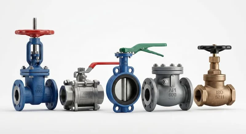 Tổng hợp các tiêu chuẩn van công nghiệp