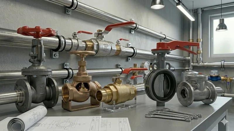 Ảnh minh họa các loại valve phổ biến