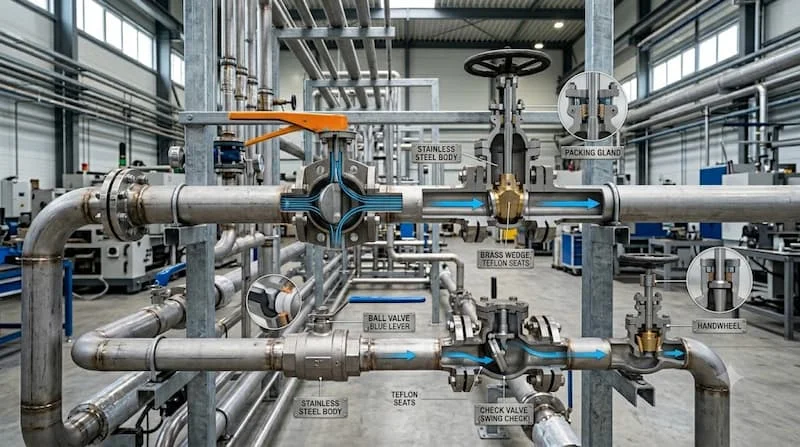 Ảnh cấu tạo và nguyên lý hoạt động của valve