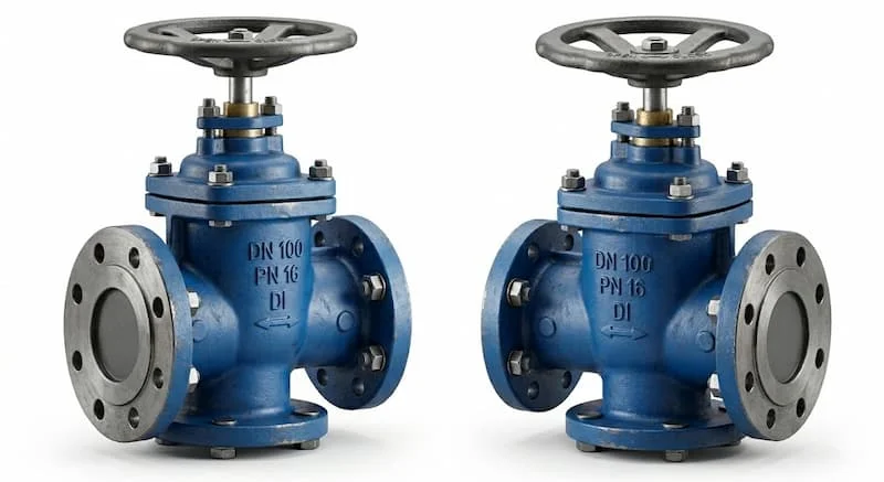Sản phẩm van cổng ty chìm DN 100 thực tế