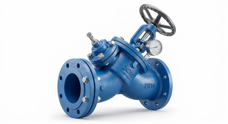 Ảnh sản phẩm van điều áp lò hơi nền trắng