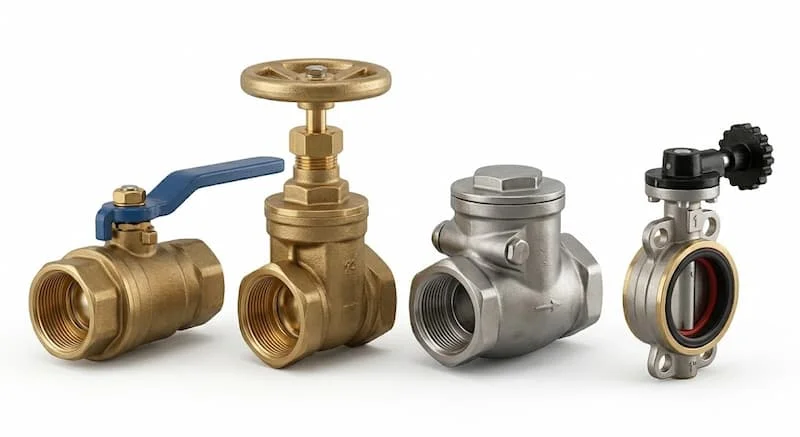 Ảnh các loại van nước phi 34 phổ biến